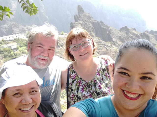Selfie mit Marlene und Marysol (im Vordergrund).