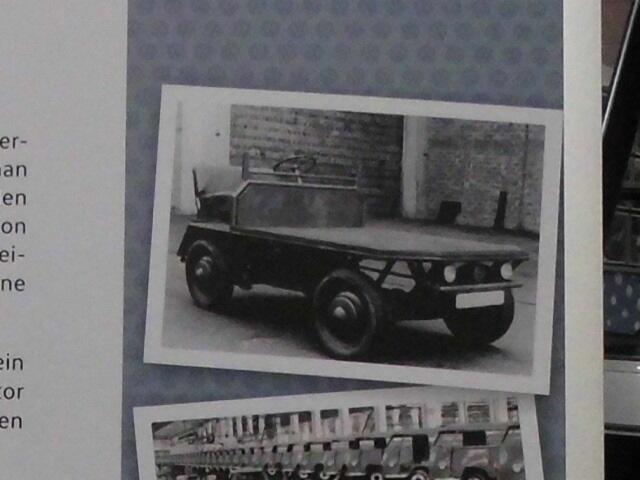 . . . der Beginn mit dem Bau von Nutzfahrzeugen begann im Jahr 1947 mit dem "Plattenwagen", der zur Bereitstellung von Teilen an die Fertigungslinien im Werk Wolfsburg genutzt wurde . . .
