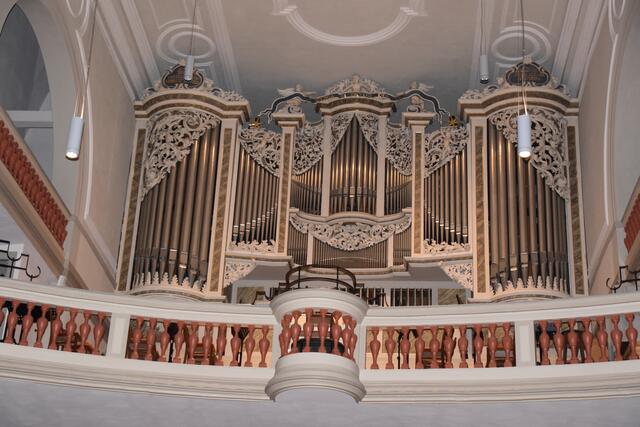 Die imposante Orgel in der Georgenkirche