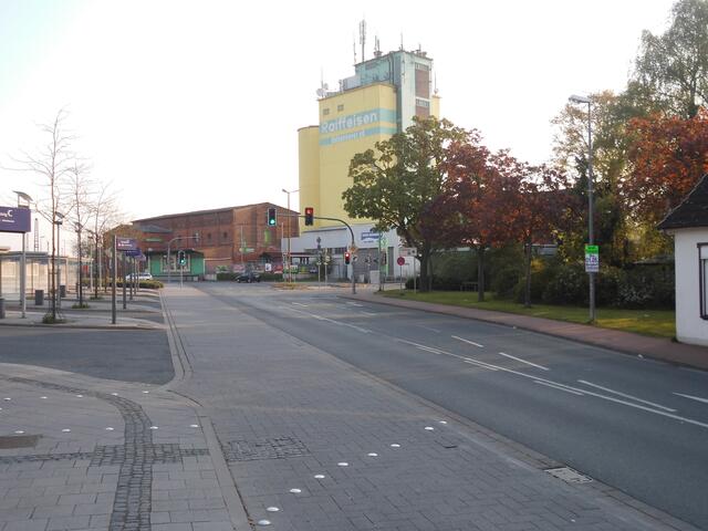 Die nächste Querungs-Möglichkeit an der Gartenstraße