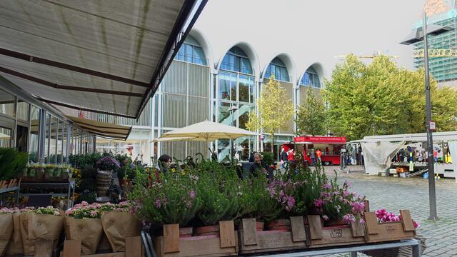 Auf dem Marktplatz von Lübeck. Foto: Helmut Kuzina