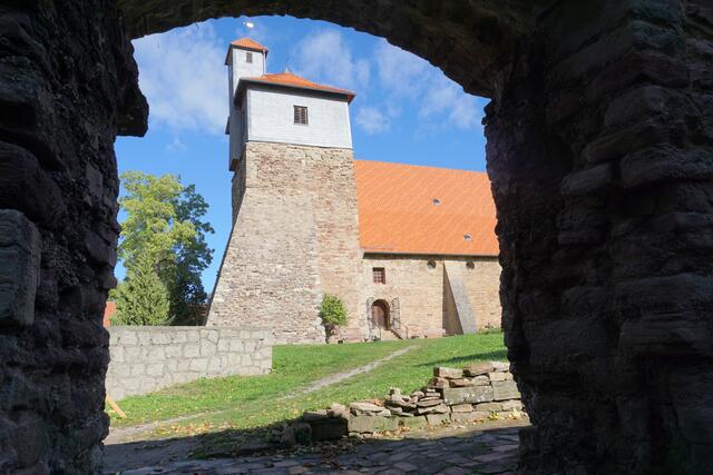 Ilsenburg - hoch oben auf dem Burggelände.