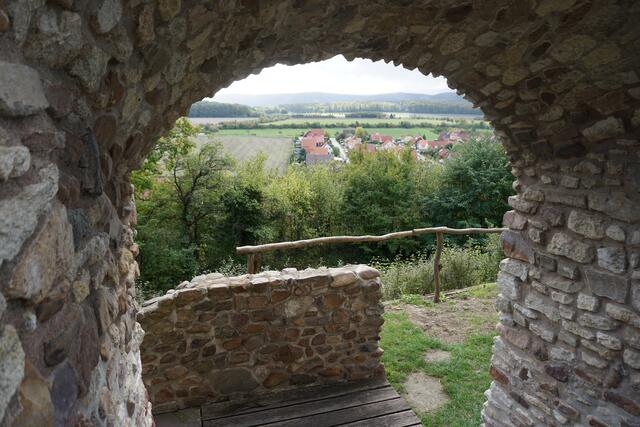 Ein Blick ins Dorf