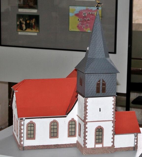 Modell der Laurentiuskirche