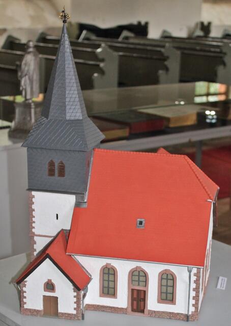 Modell der Laurentiuskirche