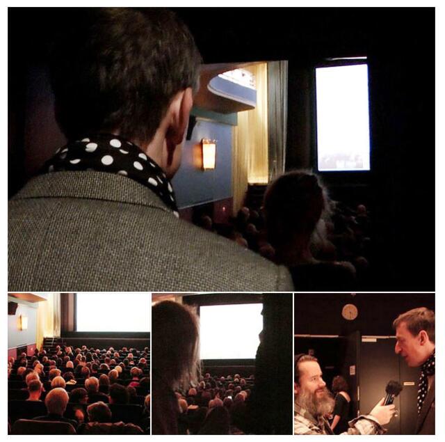 Regisseur Rasmus Gerlach auf dem Weg zur Begrüßung des Premieren-Publikums am 8. Oktober im Hamburger Metropolis.