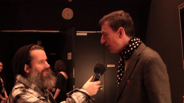 Rasmus im Interview kurz vor Uraufführung - viele der Bilder im Film waren so noch nie zu sehen ... (Bewegtbild demnächst ...)