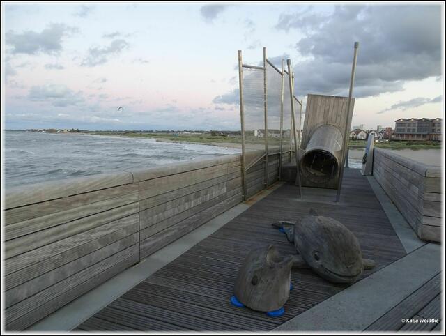 Kinderspielplatz auf der Seebrücke Heiligenhafen (Foto: Katja Woidtke)