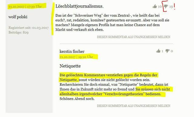 Löschblattjournalismus