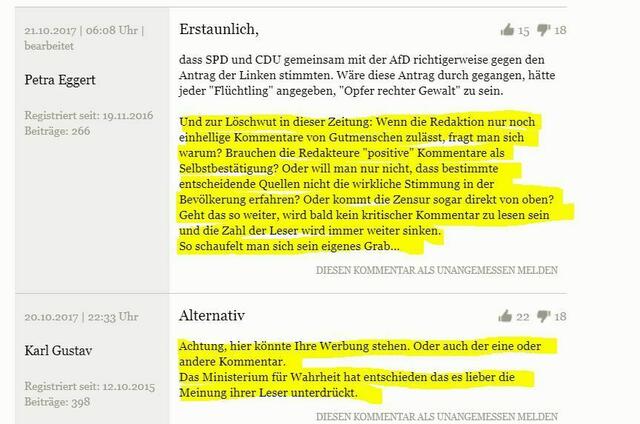 Quelle SVZ Screenshot Löschwut...