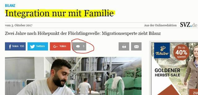 und hier nur noch 3 Kommentare !