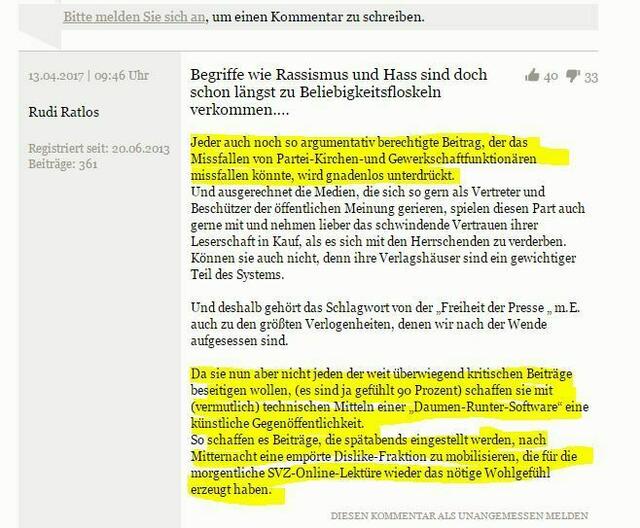 Vermutlich ein Bot im Einsatz ?