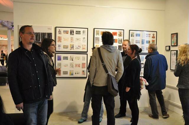 Foto - Impressionen von der Vernissage Kunstvernetzt