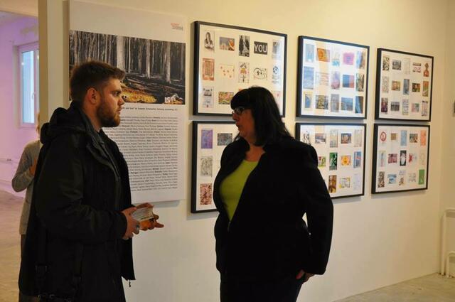 Foto - Impressionen von der Vernissage Kunstvernetzt