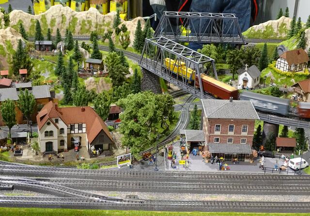 Wiener Modellbaumesse 2017 - Modelleisenbahn-Bereich
