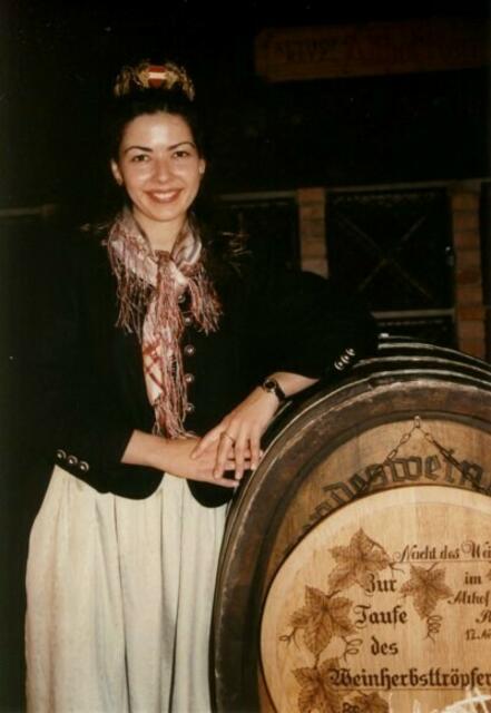 Winzerkönigin auf dem Martinsfest