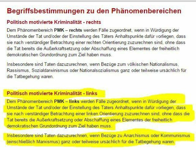 Wer heute von rechter Gewalt sprich muss auch von linker Gewalt sprechen !