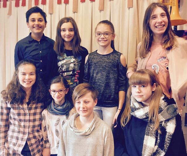 Die Jugendchorgruppe hat in der Sing- und Musikschule viel Freude. Nicht Pauken steht im Mittelpunkt, sondern der gemeinsame Spaß.
Foto: SMG