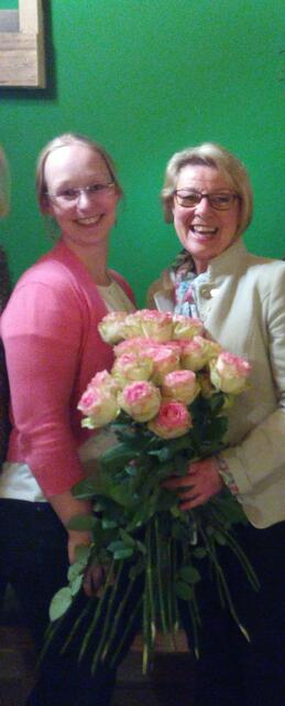 Agnes Wittmann (links) übernimmt das Amt der stellvertretenden Abteilungsleiterin und löst somit Sonja Haller ab