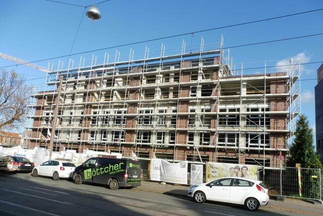 17.11.2017: Der Bau wird in Rekordzeit hoch gezogen!