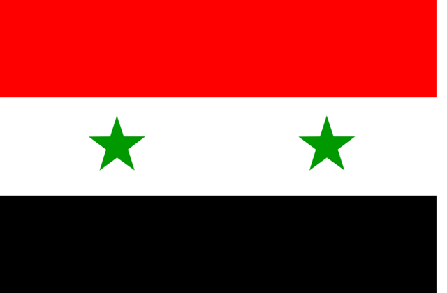 Syrien Flagge &gt; https://pixabay.com/de/syrische-flagge-arabische-republik-26796/ | Foto: wie vor