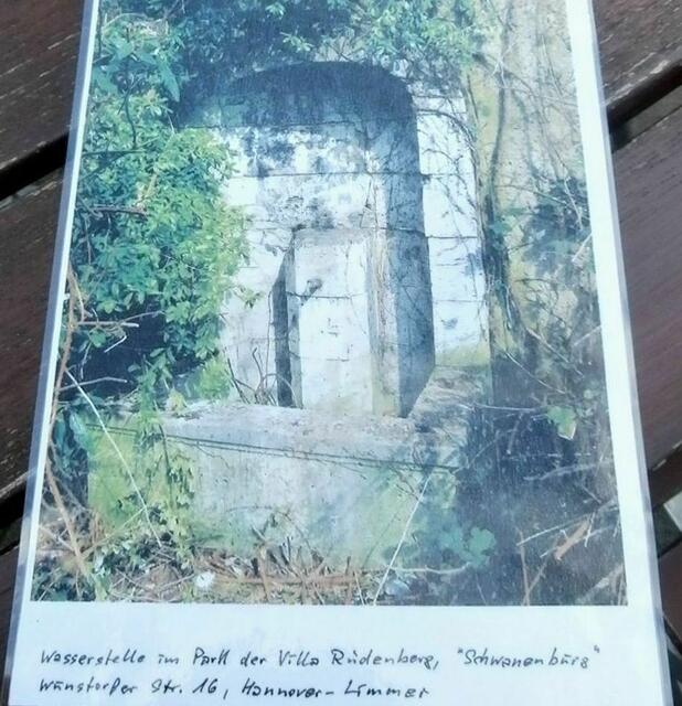 Brunnenanlage, damals...