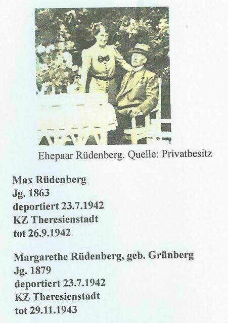 Weinen-------                                                                                                                                                                                                                                                  Stolpersteine, Landeshauptstadt Hannover, Städtische Erinnerungskultur, 2016, Internet. | Foto: Privatbesitz Familie Rüdenberg