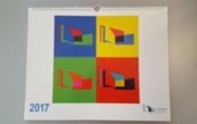 Der Kunstkalender 2018 ist mit Jubiläumslogo ab 02.12.2017 erhältlich!