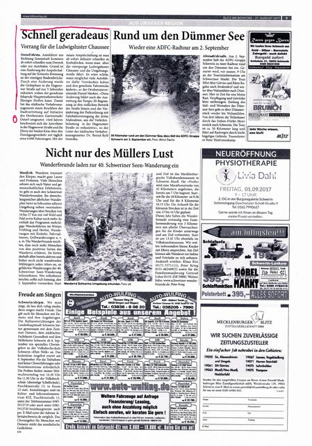 Quelle Blitz am Sonntag vom 27.8.2017