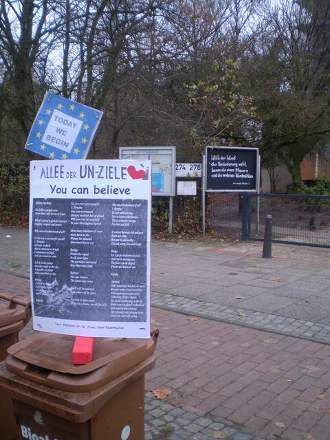 2. Dezember 2017: Blick auf die "Bremer Schultafel"