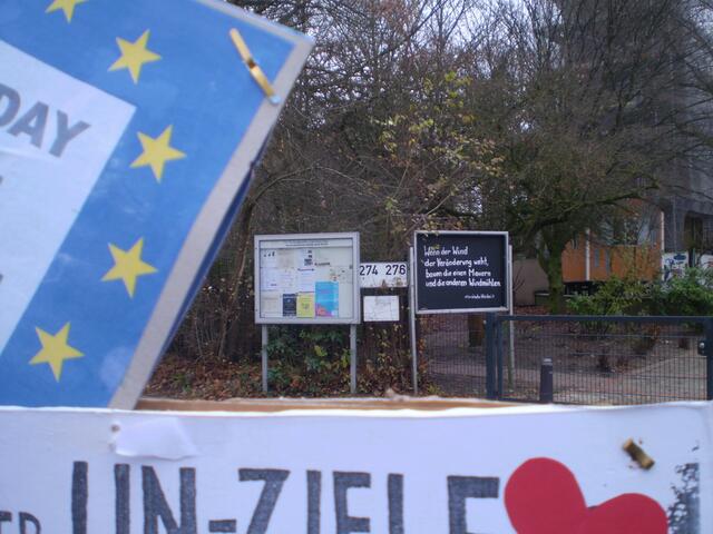 2. Dezember 2017, Blick auf die "Bremer Schultafel"