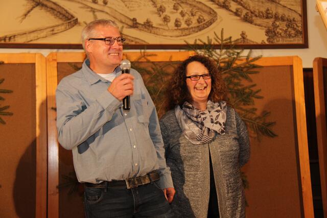 Das Schützenkönigspaar Joachim und Sandra Nitz bedankt sich bei allen Helfern und Gästen.