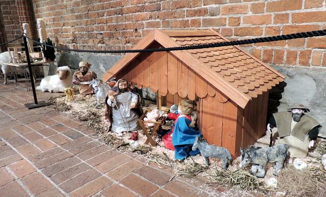 Weihnachtskrippe der Betreuungskette am Seelberg