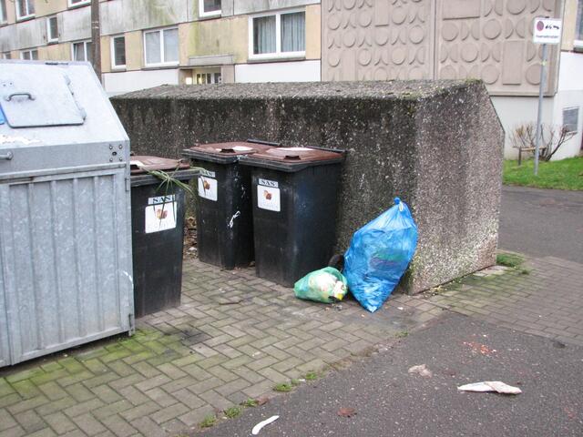 Hier das etwas entsorgen.