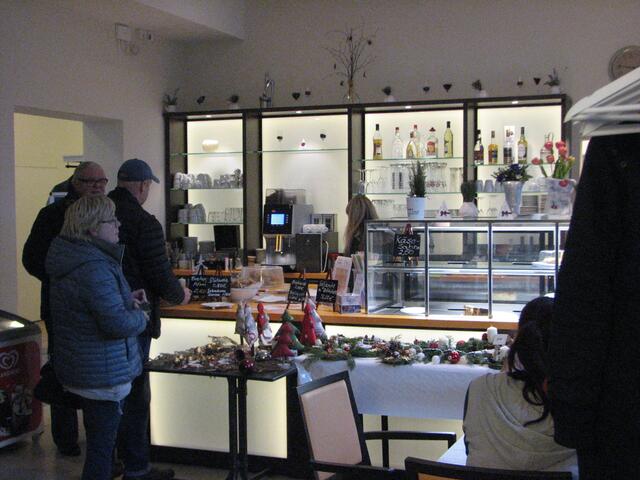 Das Park Cafe im Weihnachtsmodus