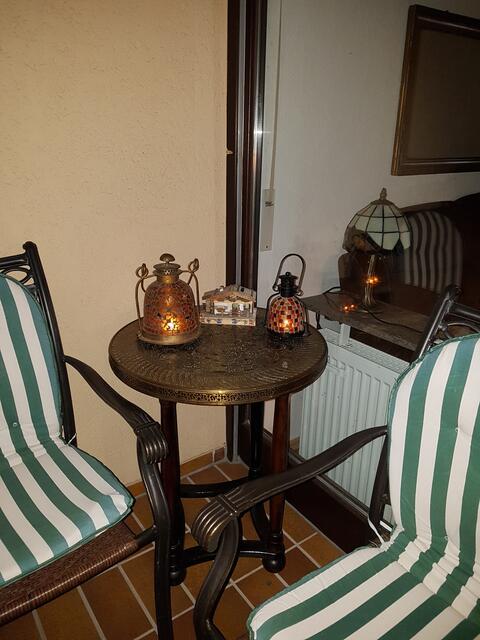 Mein Lieblingsplatz zum in die Umgebung schauen, bei Wind und Wetter !