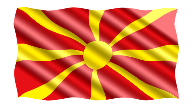MAZEDONIEN > Flagge > https://pixabay.com/de/international-fahne-flagge-2423864/ | Foto: wie vor