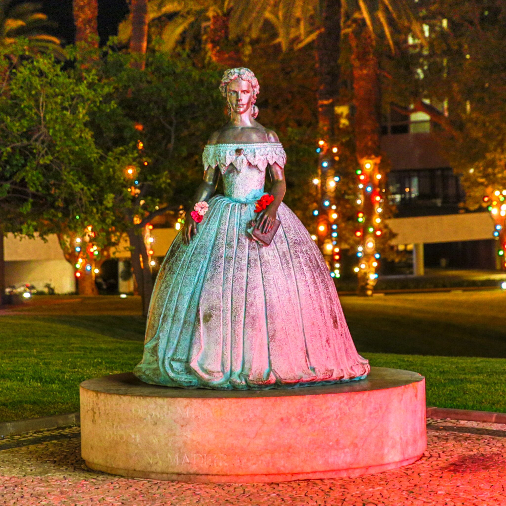 Das SissiDenkmal in Funchal, Madeira (richtig