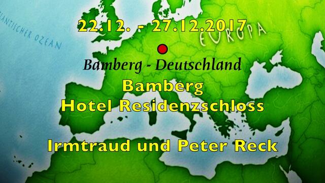 1. 22.12. - 27.12.2017. Bamberg - Hotel Residenzschloss.