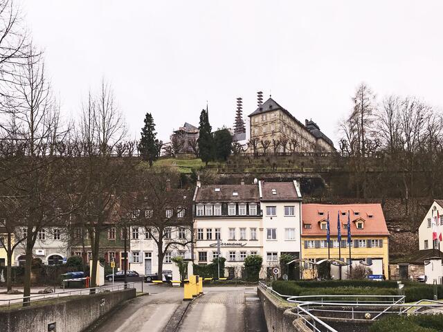 24. Dezember 2017. Auf dem Michelsberg in Bamberg.