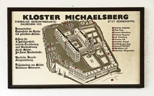 24. Dezember 2017. Auf dem Michelsberg in Bamberg.