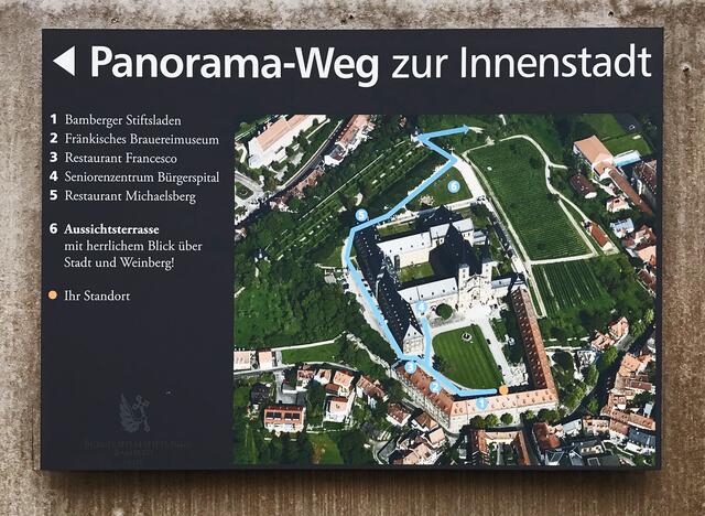 24. Dezember 2017. Auf dem Michelsberg in Bamberg.