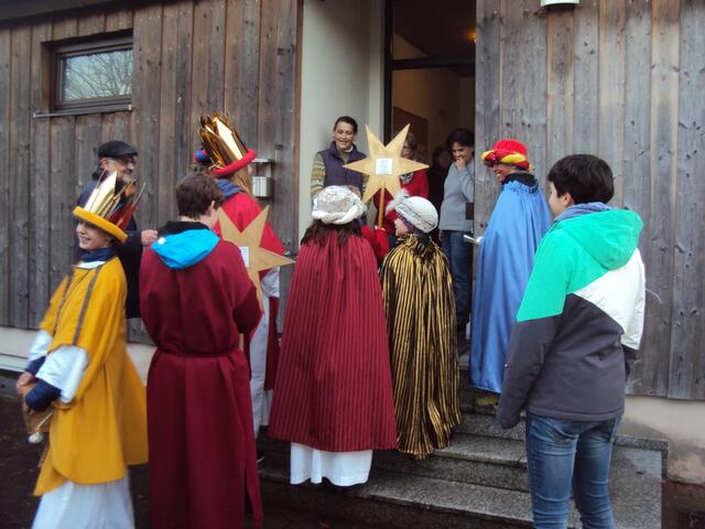 die Sternsinger am Schützenheim Nornheim