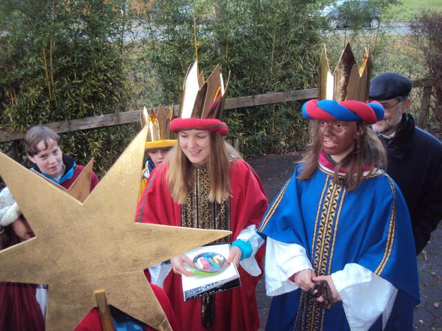 die Sternsinger am Schützenheim Nornheim