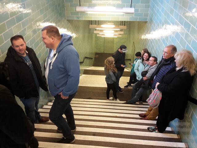 Abstieg in die Berliner Unterwelten am Gesundbrunnen. | Foto: Thorsten Strack