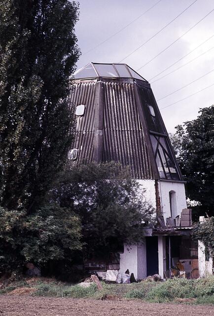 Alte Aufnahme der Ahlemer Mühle (wohl 1988)