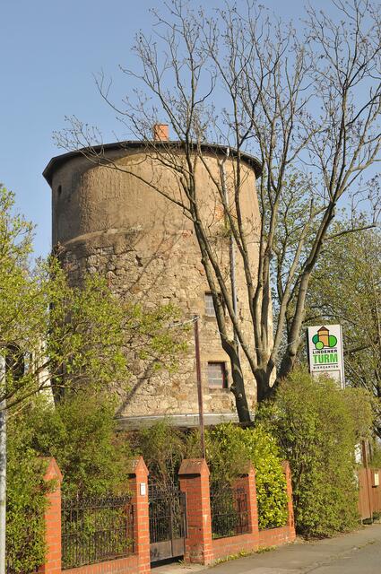 Erst Wachturm, dann Windmühle: Turmwindmühle auf dem Lindener Berg.