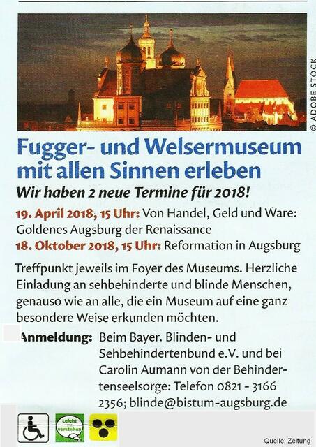 Fugger und Welser Museum | Foto: gescannt Zeitung