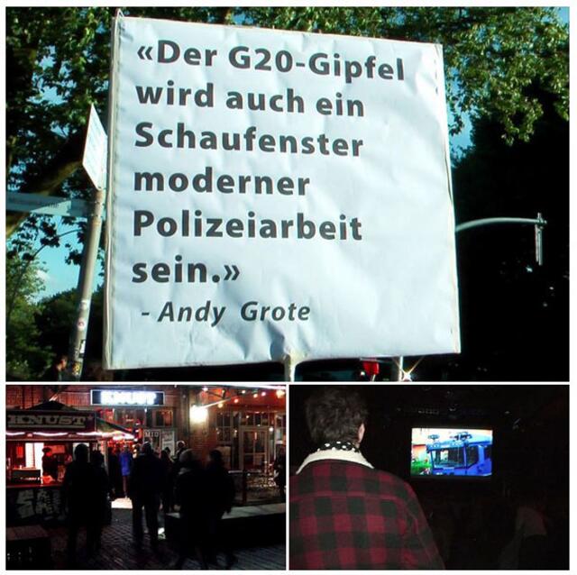 Filmschau und Diskussionsrunde neulich Abend im KNUST HAMBURG und mein vorläufiges Fazit zum Stand der Aufarbeitung der G20-Geschehnisse findet Ihr hier
https://www.facebook.com/notes/max-bryan/-film-des-monats-/1927060510645188/