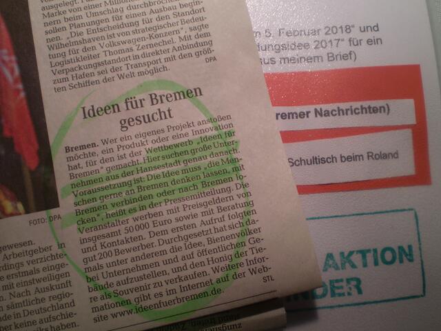 Ideen für Bremen gesucht